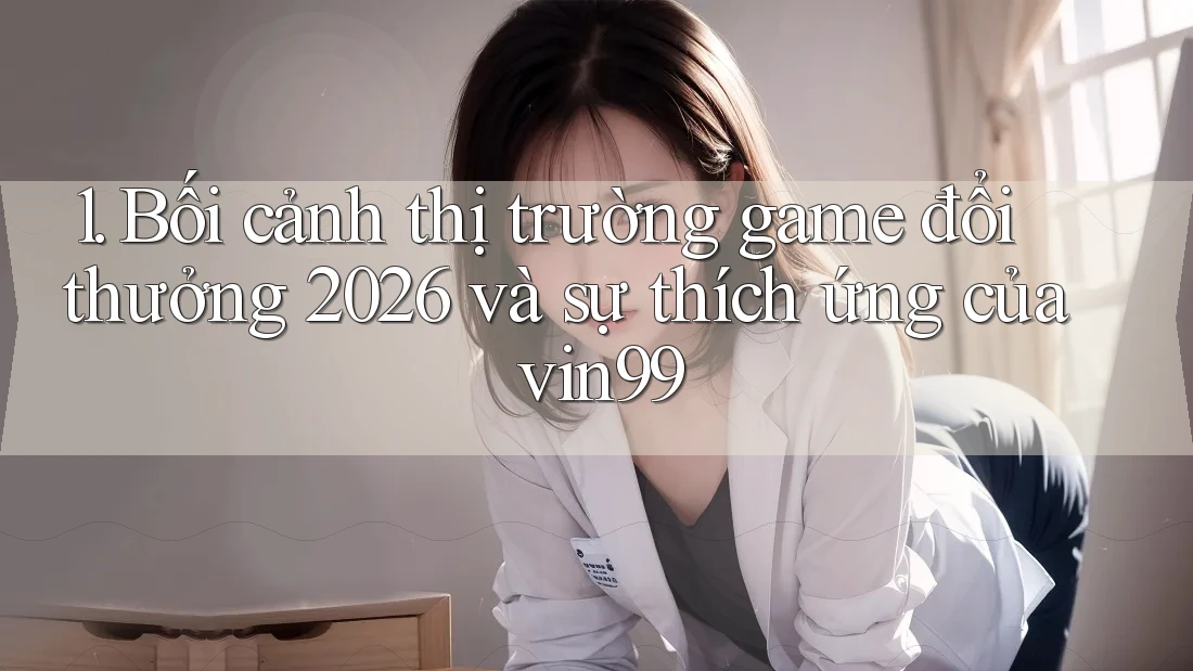 1. Bối cảnh thị trường game đổi thưởng 2026 và sự thích ứng của vin99 1. Bối cảnh thị trường game đổi thưởng 2026 và sự thích ứng của vin99