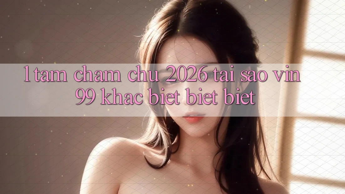 1. Tầm Chăm chú 2026: Tại Sao Vin99 Khác biệt biệt biệt? 1. Tầm Chăm chú 2026: Tại Sao Vin99 Khác biệt biệt biệt?