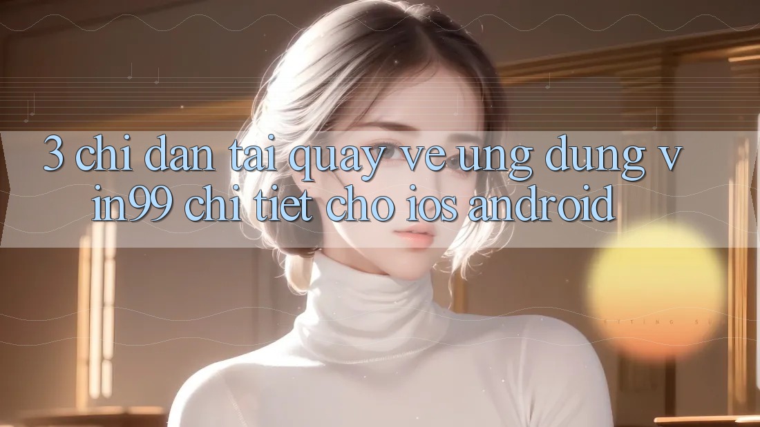 3. Chỉ dẫn Tải quay về Ứng Dụng Vin99 Chi Tiết Cho iOS & Android
