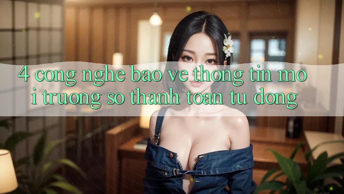 4. Công Nghệ Bảo vệ thông tin & Môi trường số Thanh toán Tự Động