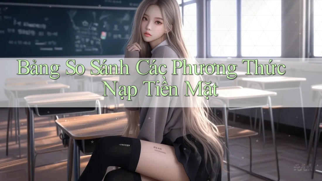 Bảng So Sánh Các Phương Thức Nạp Tiền Mặt Bảng So Sánh Các Phương Thức Nạp Tiền Mặt