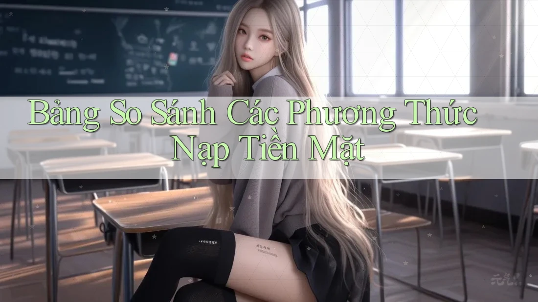 Bảng So Sánh Các Phương Thức Nạp Tiền Mặt Bảng So Sánh Các Phương Thức Nạp Tiền Mặt