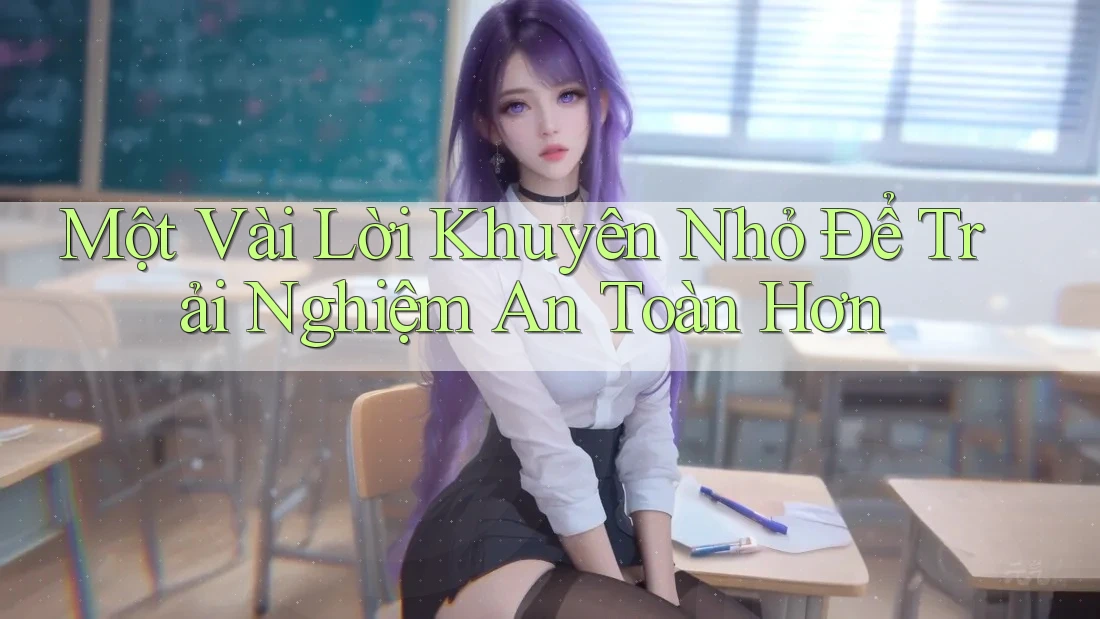 Một Vài Lời Khuyên Nhỏ Để Trải Nghiệm An Toàn Hơn Một Vài Lời Khuyên Nhỏ Để Trải Nghiệm An Toàn Hơn