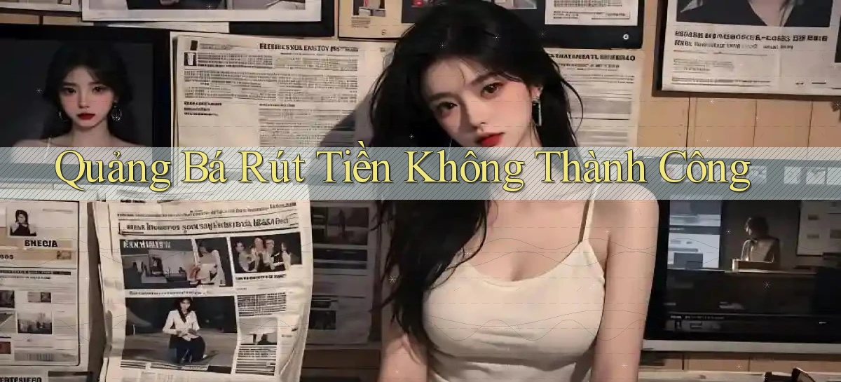 Quảng bá Rút tiền không thành công
