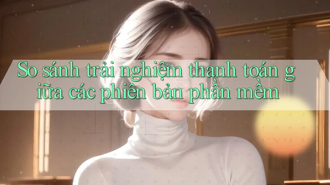 So sánh trải nghiệm thanh toán giữa các phiên bản phần mềm