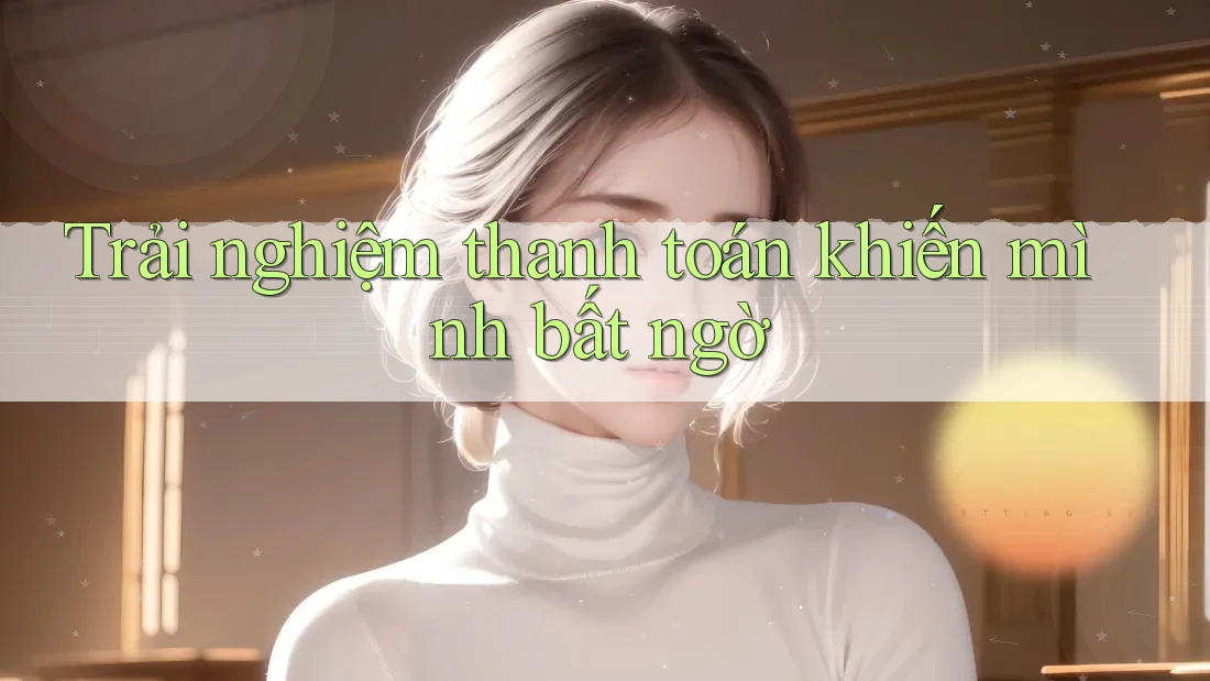 Trải nghiệm thanh toán khiến mình bất ngờ