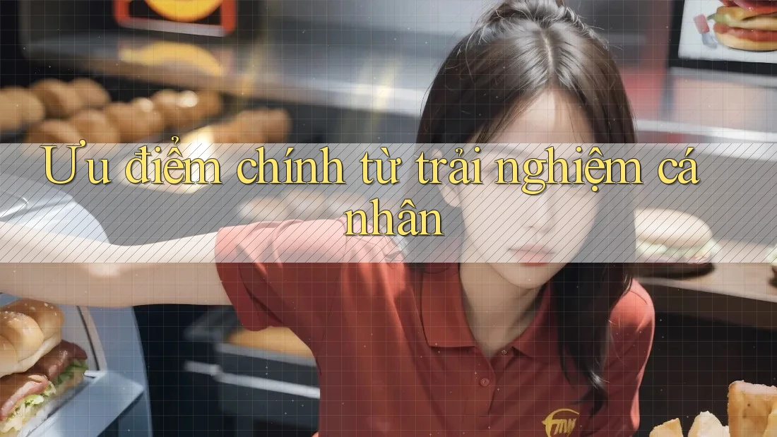 Ưu điểm chính từ trải nghiệm cá nhân Ưu điểm chính từ trải nghiệm cá nhân