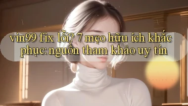 vin99 fix lỗi 7 mẹo hữu ích khắc phục nguồn tham khảo uy tín